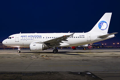 Aero Mongolia aircraft
