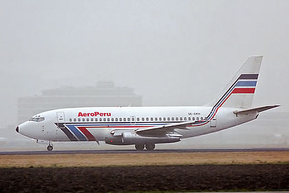 Aeroperú aircraft