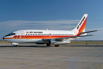 Air Europe aircraft