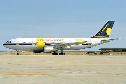 Air Scandic aircraft