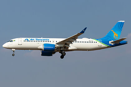Air Tanzania aircraft