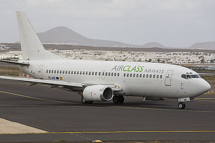 AirClass Airways aircraft