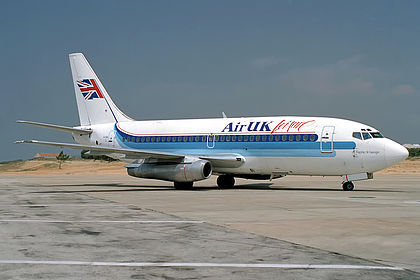 AirUK Leisure aircraft
