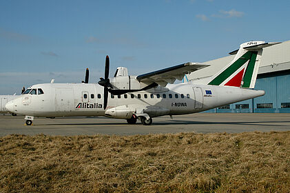 Alitalia Express aircraft