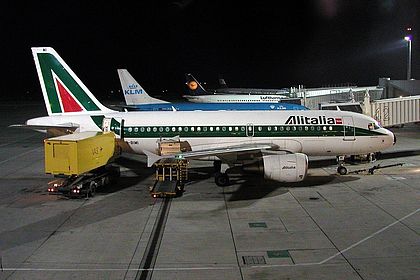 Alitalia Team aircraft