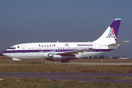 Antinea Airlines aircraft