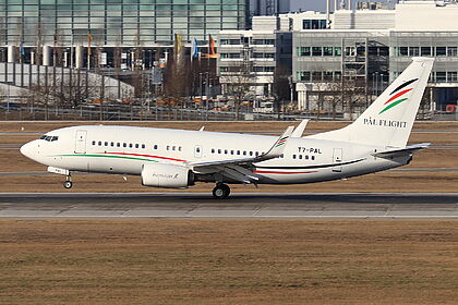 Arab Wings Company aircraft