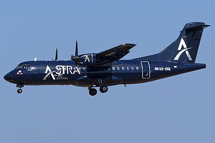 Astra Airlines aircraft