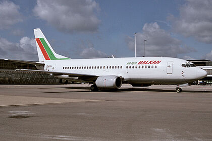 Balkan Air Tours aircraft