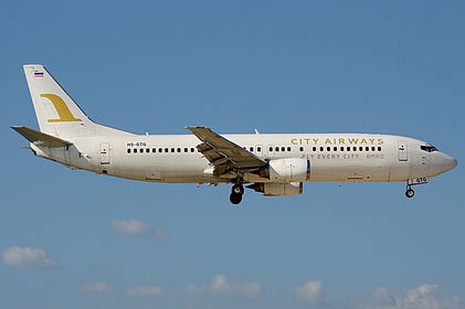 City Airways aircraft