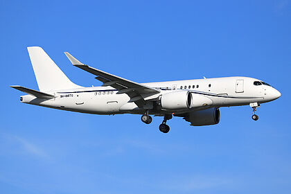 Comlux Malta aircraft