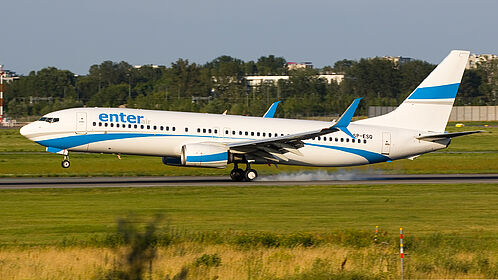 Enter Air aircraft
