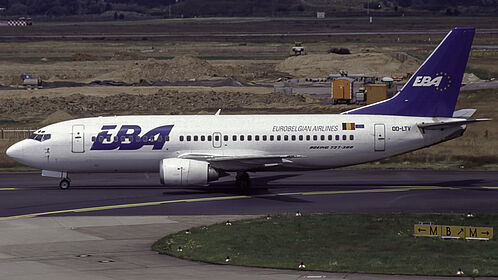 EuroBelgian Airlines (EBA) aircraft