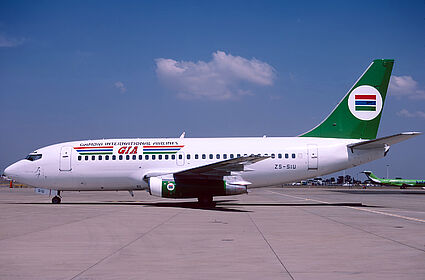 Gambia International Airlines aircraft