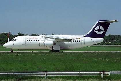 Hamburg Airlines aircraft