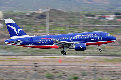 Hamburg Airways aircraft