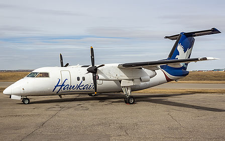 Hawkair aircraft