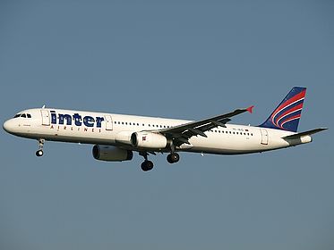 Inter Airlines aircraft