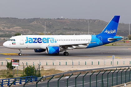 Jazeera Airways aircraft