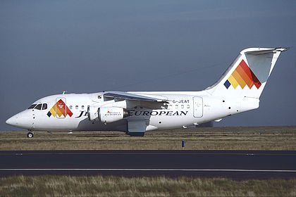 Jersey European Airways aircraft