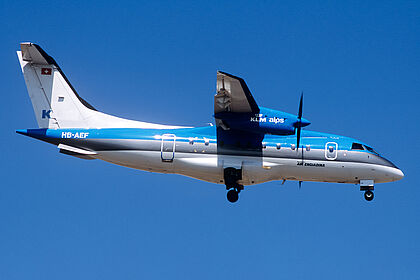 KLM alps aircraft