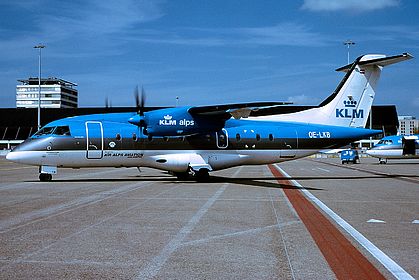 KLM alps aircraft photo 2