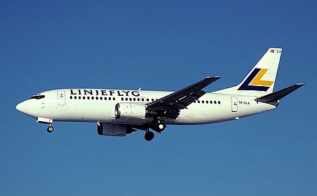 Linjeflyg aircraft